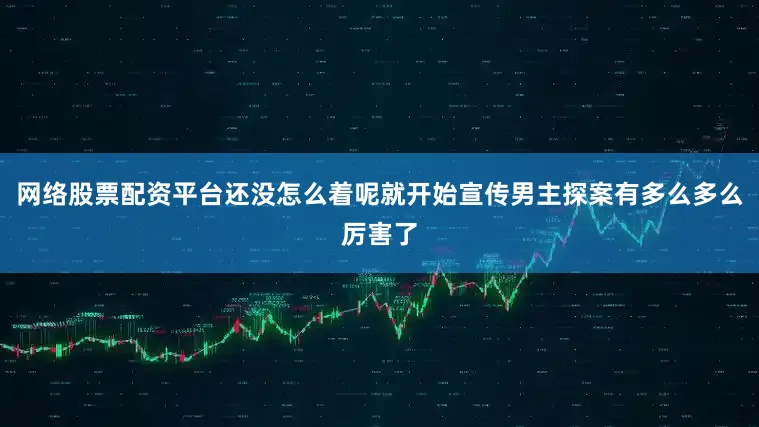 网络股票配资平台还没怎么着呢就开始宣传男主探案有多么多么厉害了